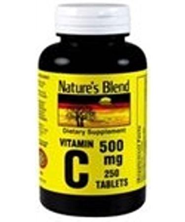 Nature's Blend Vitamin C 500 mg 250 Tablets