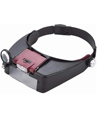 Tools 10X Lighted Magnifier Illuminated Magnifying Glass Loupe Glasses Headset Head Adjustable Headbrand Third Hand Optical Instrument Magnifying - Buy Online on GoSupps.com