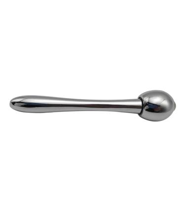 Healeved 1pc Eye Cream Stick Ice Facial Globes Home Tools Eye Cream Board Cooling Facial Stick Skincare Tool Scratchboard Tools Beauty Rod Zinc Alloy Beauty Products Household 7.8x6cm Silver