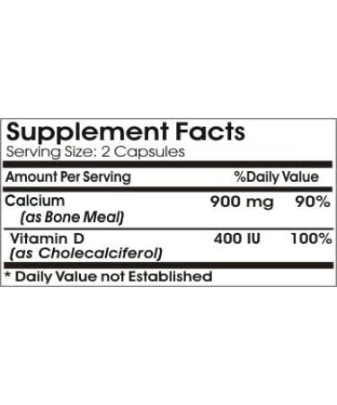 Bone Meal with Vitamin D Capsules | 100% Natural Supplement by EarthNaturalSupplements - Buy Online on GoSupps.com