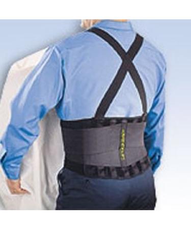 Fla 70-110MDBLK Safe-T-Lift LX Working Back Support44 Black44 Medium