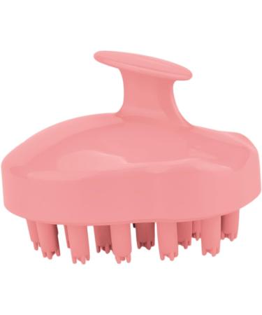 Anneomas Silicone Massage Brush - Scalp Massager for Shampoo & Dandruff Removal - Pink 9.5x7cm - Buy Online on GoSupps.com