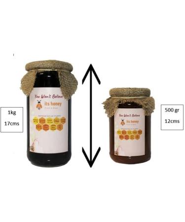 Honey Avocado Flower 100% Raw Pure Spanish Natural Unpasteurised Fresh Certified Avocado Flower Honey 1 Kg - Buy Online on GoSupps.com