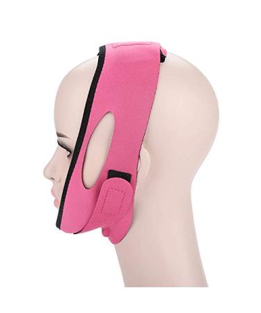 Rose Red Face Bandage Facial Slimming Mask & Belt - Neck & Double Chin Care for Women - Buy Online on GoSupps.com