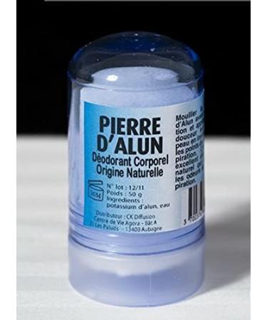 Alum stone in natural origin body deodorant stick Stick 60g Potassium Alum Alum stone limits sweating neutralizes perspiration without clogging the pores. - Buy Online on GoSupps.com