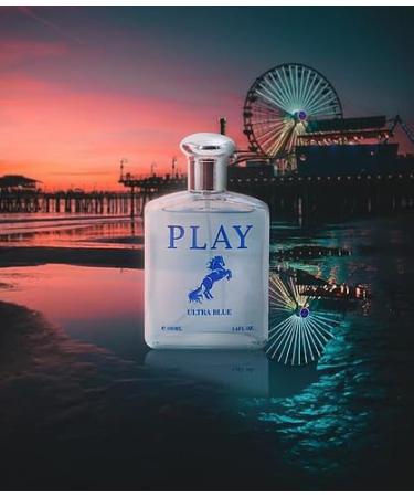Play Cologne for Men (Red Extreme Bluesport Double Black Ultra Blue) Inspired by R.L.P.O.L.O - Pack of 4 x 100ml/3.4oz Each Edt Spray - Buy Online on GoSupps.com