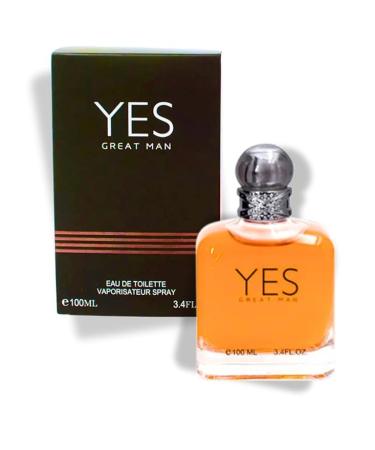 Yes Great Man EAU DE TOILETTE 3.4 Fl. Oz. Aromatic Fougere fragrance for men. - Buy Online on GoSupps.com