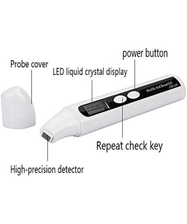 VENEKA Portable Digital Monitor Detector Skin Sensor Face Skin Moisture Tester Meter Water Oil Analyzer Facial Skin Care Tools - Buy Online on GoSupps.com