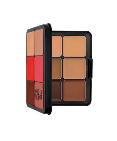 HD Skin Face Essentials Palette with Highlighters - Tan to Deep - Harmony 3 by Make Up For Ever for Women for Face and Cheek