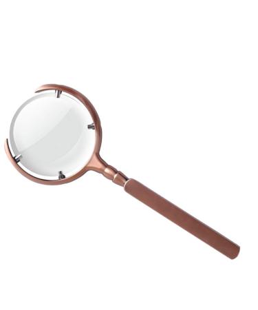 HD High 10 Times Handheld Magnifying Glass Old Reading Newspaper Reading Antiques Appreciation Portable Extended Mirror Good Times