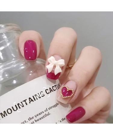 White Matte Butterfly Bow Tie Nail Charms - DIY Crafts for Women and Girls - Buy Online on GoSupps.com