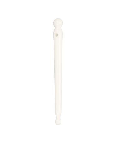 Verdant touch acupressure rod manual acupuncture pen face body acupressure bar double head massage tool white ceramics for men women