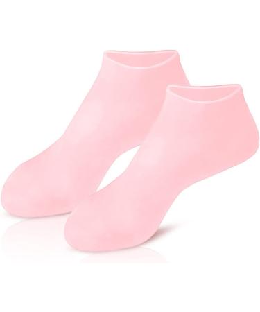 Moisturizing Silicone Socks for Women - Soft Gel Aloe Spa Pedicure Socks for Dry, Cracked Heels - Repair and Soften Rough Skin - Callus Treatment - 1 Pair - Buy Online on GoSupps.com