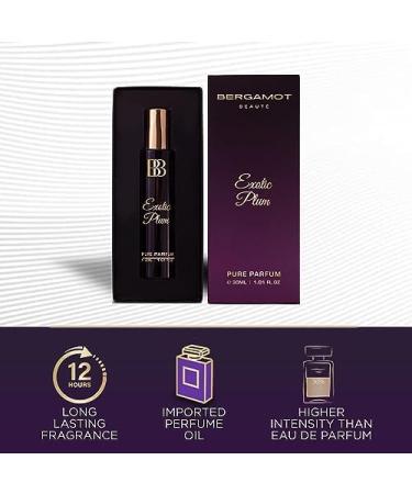 Exotic Plum Pure Parfum | Perfume For Women | Luxurious & Long Lasting Perfume For Women | Higher Concentration than Eau De Parfum 30 ML | 1.01 Fl Oz (Pack of 1) - Buy Online on GoSupps.com