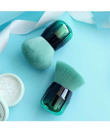 RIYAN 1Pc Blusher Brush Hair Mushroom Powder Makeup Brush with Portable Aluminum Short Handle Make Up Tool Oblique - Buy Online on GoSupps.com