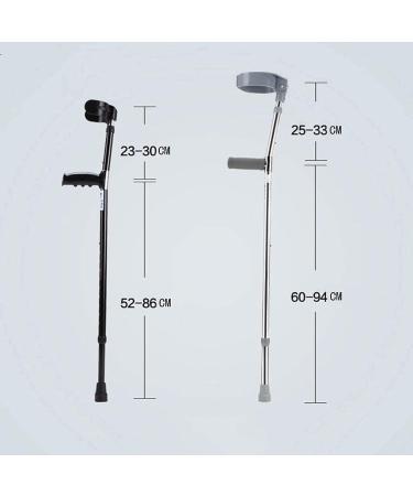 for Seniors Healthcare Forearm Crutches Adjustable Single Walking Stick with Non Slip Tip & Durable Thicken 1.2mm Metal Frame Adults Crutch Gray rollator Durable Mobility Aid - Buy Online on GoSupps.com