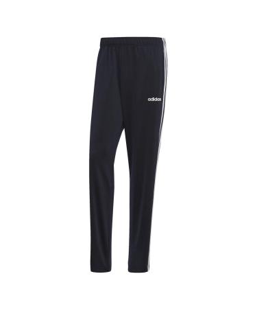 adidas Men's Essentials 3-Stripes Regular Tricot Pants Medium Ink/White