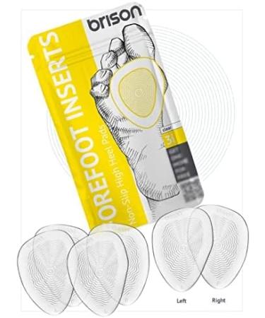 Metatarsal Pads for High Heels - 3 Pairs Ball of Foot Cushion Inserts for Men & Women - Soft Gel Forefoot Insoles for Metatarsalgia Pain Relief - Buy Online on GoSupps.com