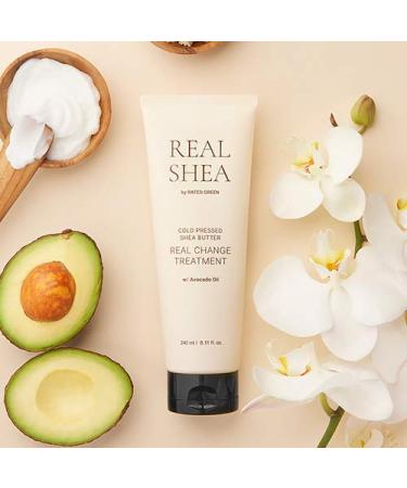 Rated Green 3-Step Hair Treatment for Dry & Damaged Hair - Protein & Moisturizing Care with Organic Shea Butter - 8.11 fl. oz - Buy Online on GoSupps.com