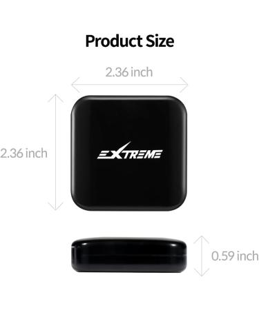 Buy EXTREME Portable Pill Box - 2 Compartment Travel Organizer for Vitamins & Medications - Slide Type Ideal for Pocket & Purse - Buy Online on GoSupps.com