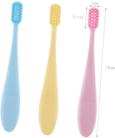 Gatuida 12-Part Soft Manual Toothbrush Set for Maternity Kids & Travel | Gentle Tongue Scraper & Training Brush - Buy Online on GoSupps.com