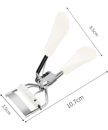 Effortless Lash Curler: Instant Eye-Opening Effect Easy-to-Use Eyelash Curling Tool-Design for Home & Travel(White) - Buy Online on GoSupps.com