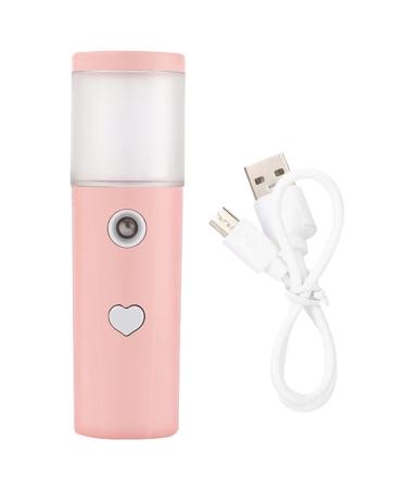 Face Mist 27ml Facial Handy Sprayer Hydrating Mister USB Rechargeable for Skin Care Beauty Pink Nano Facial Mister