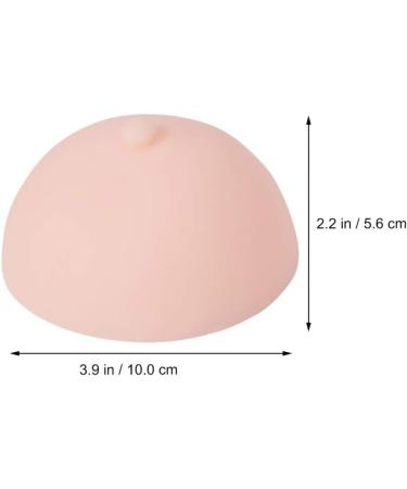 EXCEART Practice Skin Silicone Breast Plate Fake Boobs Mastectomy Prosthesis Silicone Breast Mold 3D Chest Tattoo Practical Tool for Crossdresser Transgender Costume - Buy Online on GoSupps.com