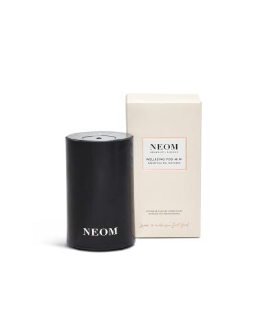 NEOM Portable Wellbeing Pod Mini Essential Oil Diffuser Black | Rechargeable USB & Waterless | Aromatherapy Oil Diffuser for Small Spaces