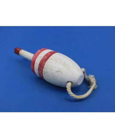 Hampton Nautical Vintage Dark Red Maine Lobster Trap Buoy 7 - Buy Online on GoSupps.com