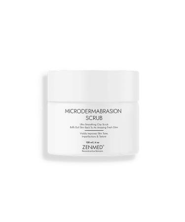 ZENMED Renewing MicroDermabrasion Complex - 4 oz. 100% Vegetarian Formula of Heavy Mineral Clay Created To Minimize Visibility of Scars Uneven Skin Tone Fine Lines & Oily Skin