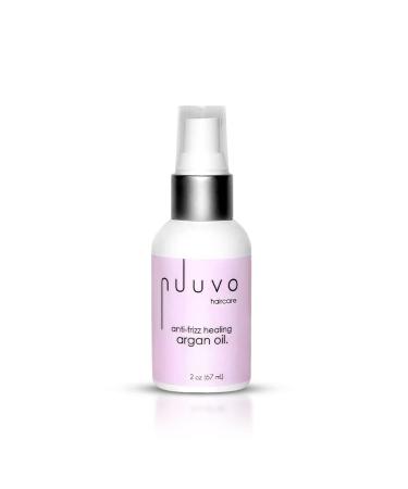 Nuuvo Haircare Argan Oil for Hair - 2oz  Anti-Frizz Hair Oil for Dry Damaged Hair  Lightweight Non-Greasy Hair Oil for Hair Growth. 2 Fl Oz (Pack of 1)