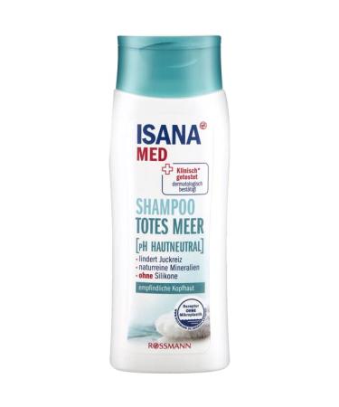 ISANA MED Dead Sea Shampoo – with anti-itching active ingredient complex and valuable Dead Sea minerals – 200 ml