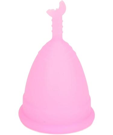 Flexible Half Moon Menstrual Cup - Soft Silicone Pink | Eco-Friendly & Travel-Ready - Buy Online on GoSupps.com