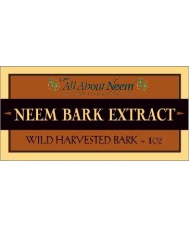 Neem Bark Liquid Extract - 2 oz Triple Strength Alcohol Based Helps with Digestive and Oral Care - Buy Online on GoSupps.com