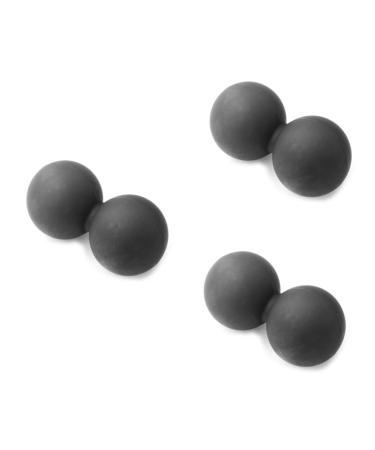Healvian 3st joint massage ball Massage device Elastic exercise straps massage roller exercise tapes for arms rabbits for women peanut massage microfiber cloth Sport Madorical trading mediumx3Pcs blackx3st