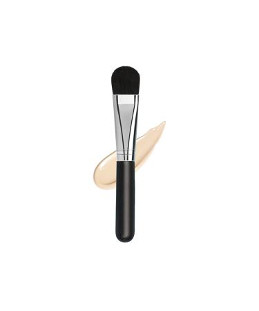 Facial Mask Application Brush Black+Silver Soft Man-made Fiber Brush Head Cosmetic Tool for Body Lotion Mud Clay Charcoal Mixed Mask Soft Bristles Black+Silver