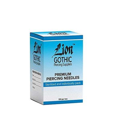 100 Piece Pack 14g Hollow Body Piercing Needles - Surgical Stainless Steel, Super Sharp Tip - Sterilized - Buy Online on GoSupps.com