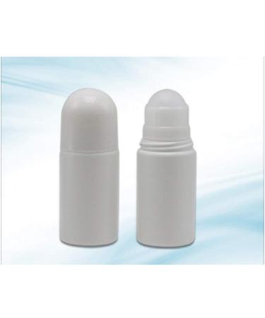 4Pcs 50mL White Plastic Roll-on Bottles - Refillable Anti-perspirant Deodorant Containers - Buy Online on GoSupps.com