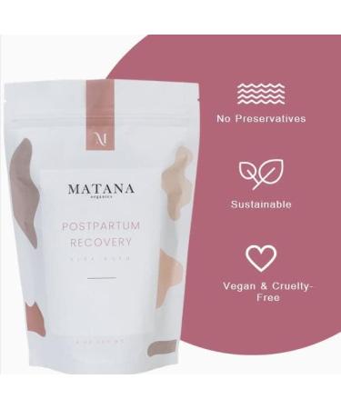Matana Herbal Sitz Bath Soak - Postpartum & Hemorrhoid Care Relief | 100% Natural Epsom Salt with Organic Rose Bud & Lavender | 8oz Vegan - Buy Online on GoSupps.com
