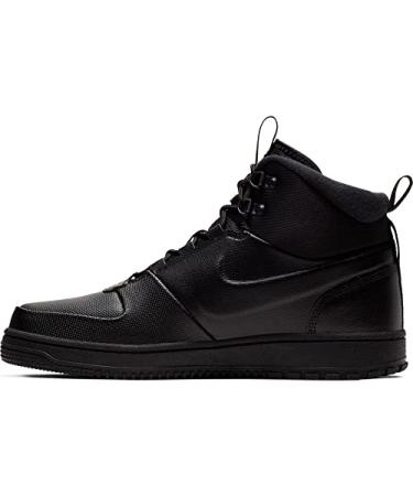 Nike Men's High-Top Sneakers 12 Black Black Black Mtlc Pewter 001