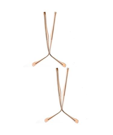 Nuobesty 2 pair of glasses accessories glasses leg ends for glasses for glasses replacement bars for brilliant parts glasses repair sets ironing ends for the glasses stirrup metal temple holder