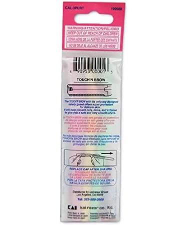 3 X Kai TOUCH N BROW Eyebrow Shaver 3 Pcs - Precision Shaping Tool - Buy Online on GoSupps.com