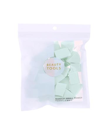 POPETPOP 1 makeup wedge bulk Facial Powder Puff Foundation Smooth Apply makeup puff triangle sponge makeup exfoliating sponge Powder Puff cosmetic wedge cleansing Setting Powder 8.3X8.3X10CM As Shown