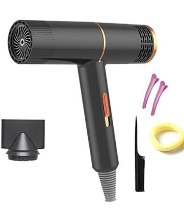 Professional Hair Dryer Infrared Negative Ionic Blow Dryer Hot&Cold Wind Salon Hair Styler Tool Hair Electric Blow Drier Blower (Type 1 Black) - Buy Online on GoSupps.com