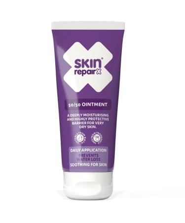 SkinRepairX 50/50 Ointment 100ml Protection for skin damaged by eczema psoriasis. Vegan Fragrance Free Suitable from Birth