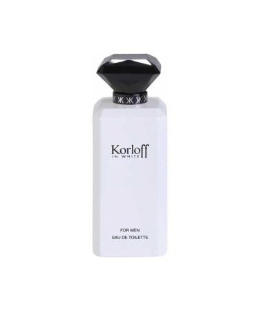 White Eau De Toilette for Men 88ml by Korloff