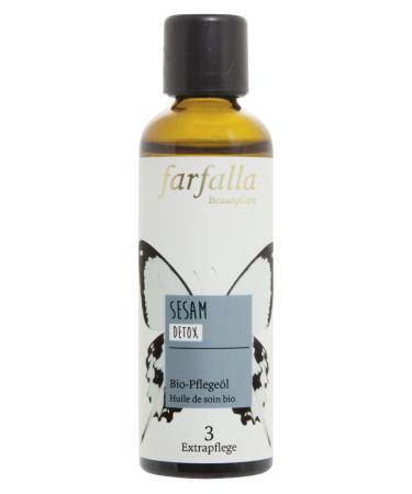 farfalla Sesam Organic care oil - Detox - 100% certified natural cosmetics 75 ml