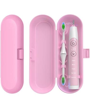 Portable Electric Toothbrush Case - Travel Bag for 3-Piece Toothbrush Set | Black White Pink | Ideal for Camping & School - Buy Online on GoSupps.com