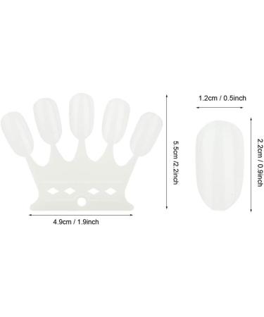50pcs Nail Color Sticks - Professional Nail Art Practice Tips & Display Board Tool (Natural Color) - Buy Online on GoSupps.com